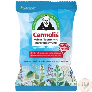 Carmolis Vahva piparminttu kurkkukaramelli 75g