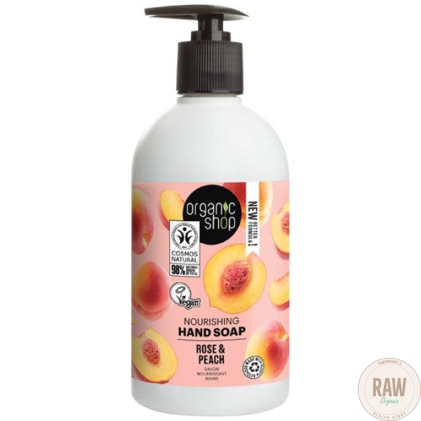 99952_161a7bad.512x512 Organic shop Rose & Peach käsisaippua 500ml – kuva 2