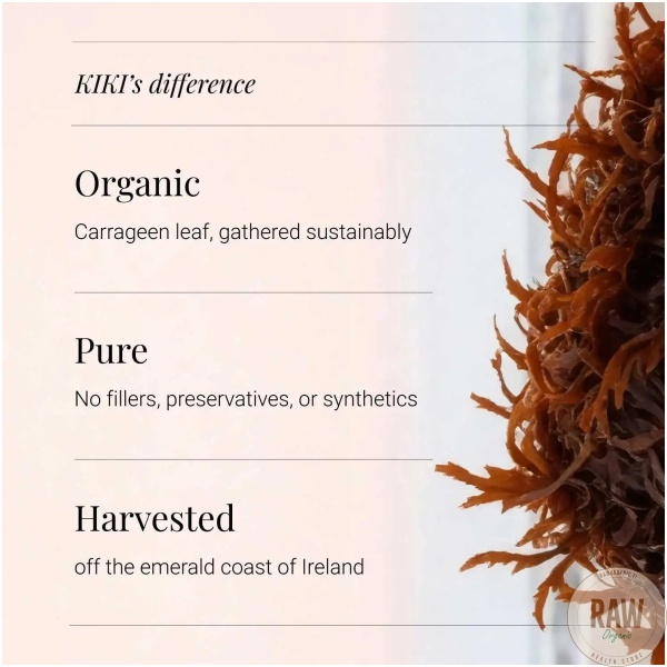 Kiki Health, Organic Sea Moss, 90kaps – kuva 5