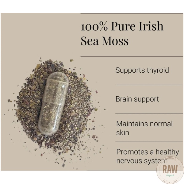 Kiki Health, Organic Sea Moss, 90kaps – kuva 6