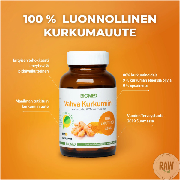 Biomed Vahva kurkumiini 60kaps – kuva 2