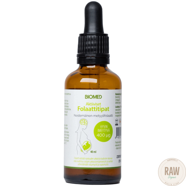 biomed-folaattitipat Biomed Folaattitipat 40ml – kuva 3