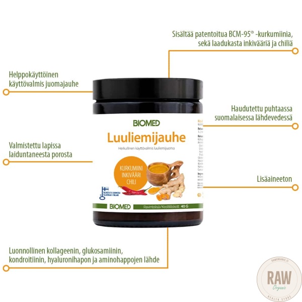 kurkumiiniluuliemi_bulleteilla Biomed Luuliemijauhe maustettu 40g – kuva 3