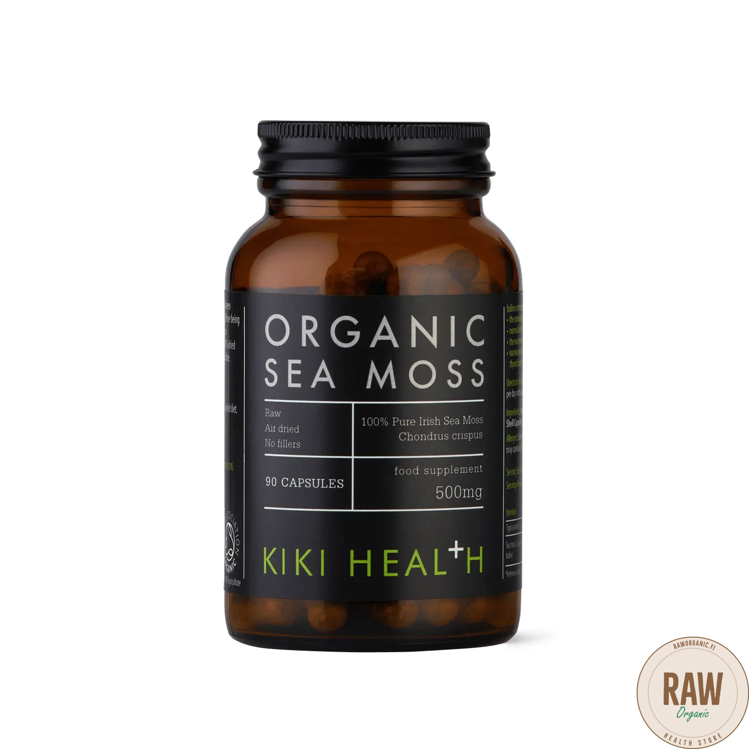Kiki Health, Organic Sea Moss, 90kaps