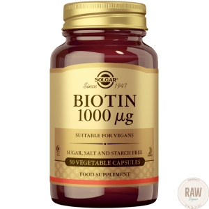 Solgar biotiini (Biotin), 1000ug, 50kaps