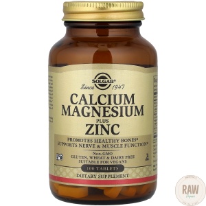 Solgar calcium magnesium zinc 100tabl