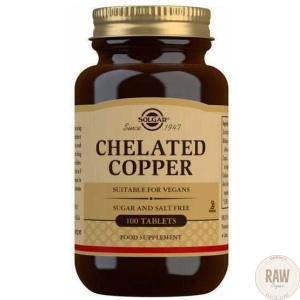 Solgar Chelated Copper 100 tabs