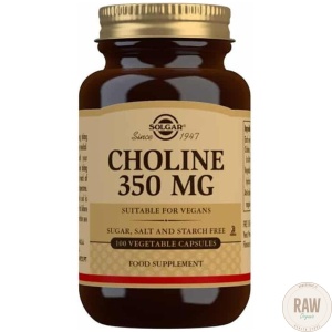 Solgar Choline, 350mg, 100caps