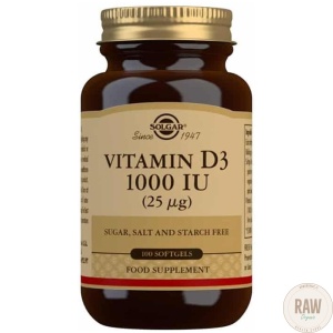 Solgar Vitamin D3 1000iu 100caps