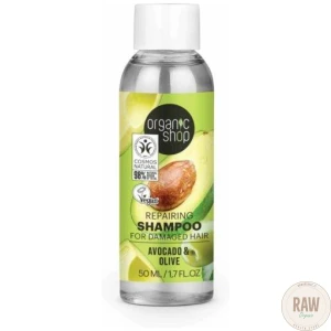 Organic_Shop_Repairing_Shampoo_For_Damaged_Hair_Avocado___Olive_50ml_Matkakoko