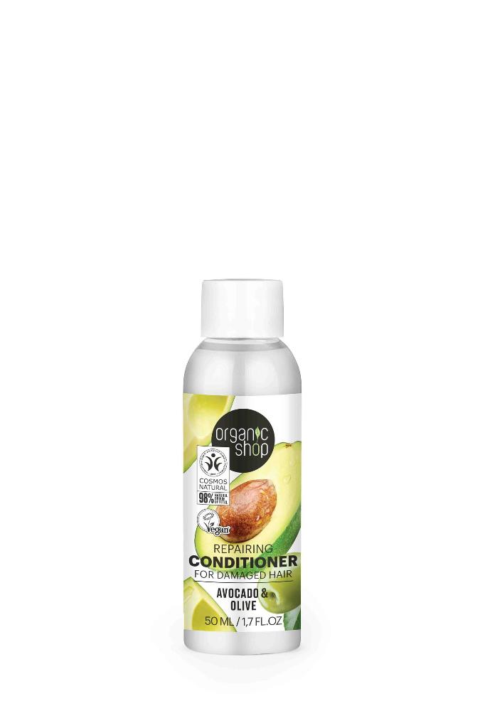 4743318104058_organic_shop_repairing_conditioner_for_damaged_hair_avocado___olive_50ml_matkakoko Organic_Shop_Repairing_Conditioner_For_Damaged_Hair_Avocado___Olive_50ml_matkakoko