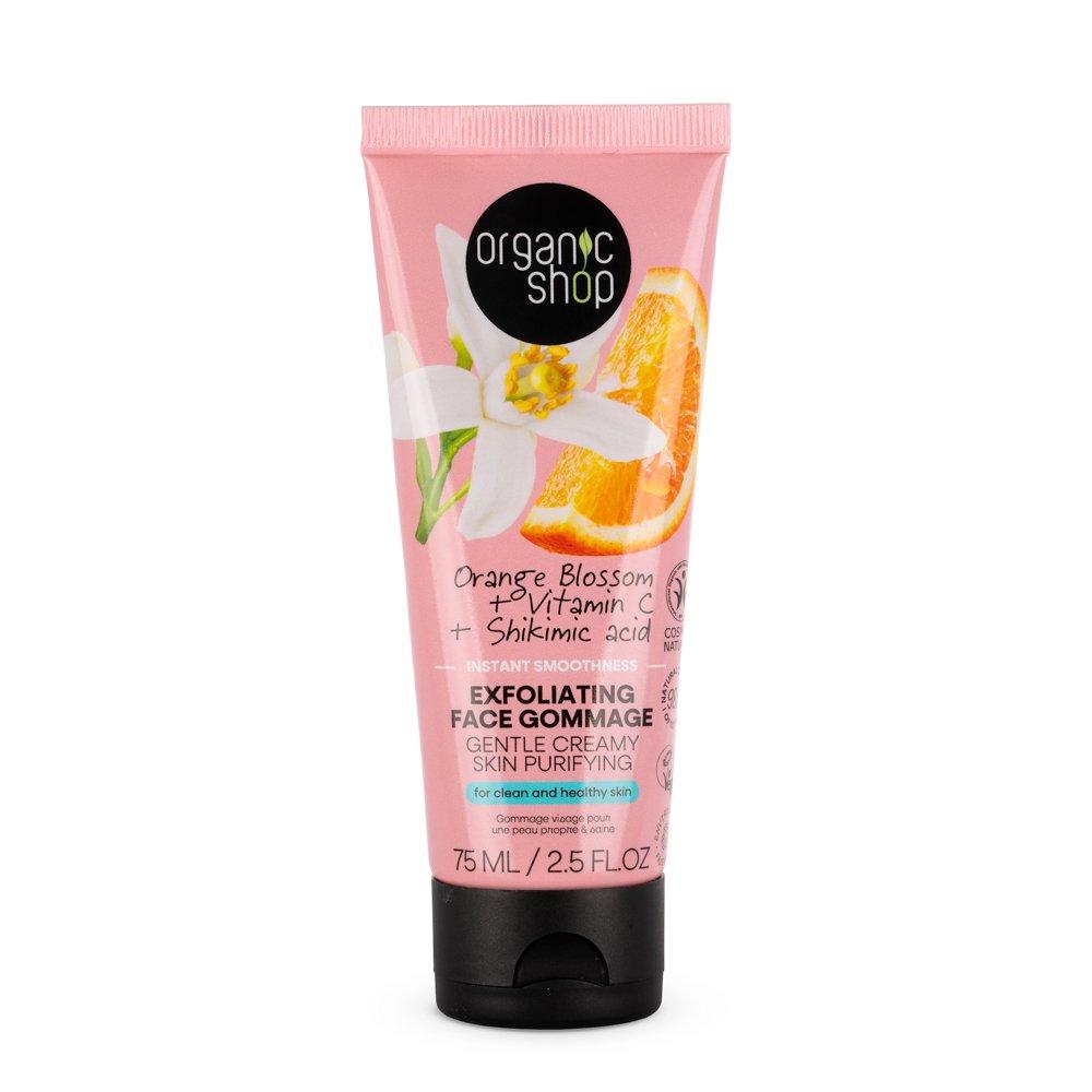 Organic_Shop_Orange_blossom_exfoliating_face_commage