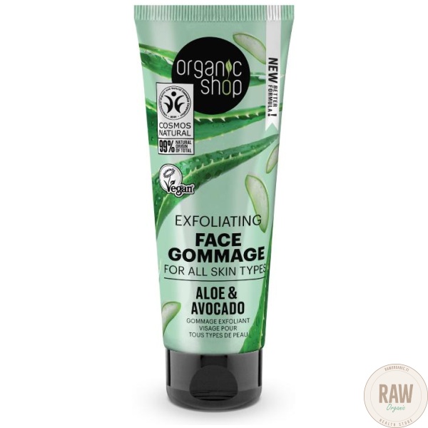 Organic_Shop_Exfoliating_Face_Gommage_Aloe___Avocado_75_ml