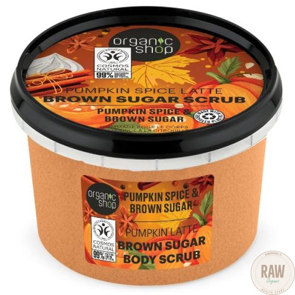 Organic_Shop_Pumpkin_spice_latte_brown_sucar_Body_Scrub_250_ml
