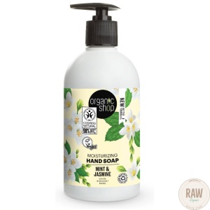 Organic_shop_Mint___Jasmine_kosteuttava_kasisaippua_500ml