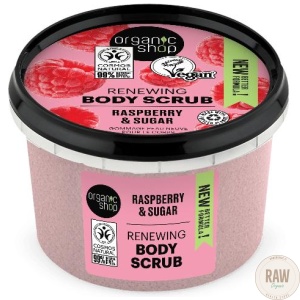 Organic_Shop_Renewing_Body_Scrub_Raspberry__vartalokuorinta_250_ml