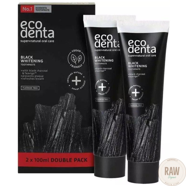 Ecodenta_Black_Whitening_Hammastahnna_Tuplapakkaus_2x100