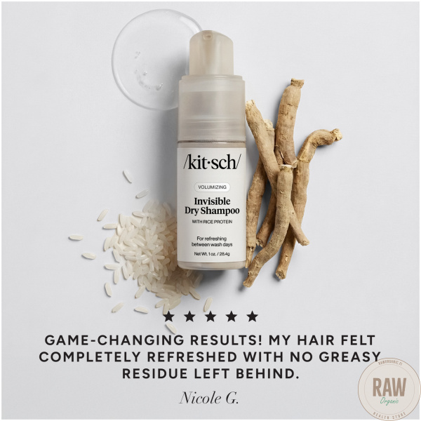 KITSCH Volumizing Rice Protein Dry Shampoo – Invisible – kuva 5