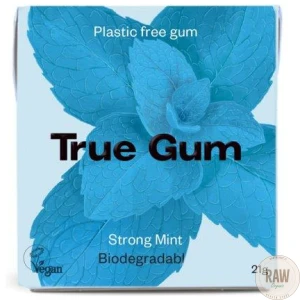 True_Gum_Vahva_Minttu_muoviton_ksylitolipurukumi_21g