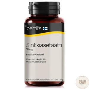 Bertils_Sinkkiasetaatti_10mg_120tabl