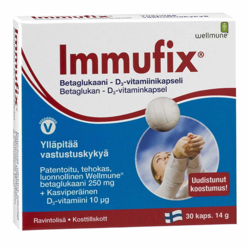 6428300001680_immufix_betaglukaani_30_kaps Immufix_betaglukaani_30_kaps