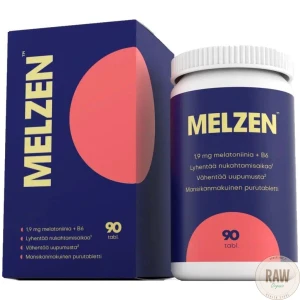 MELZEN_melatoniini_1_9_mg___B6_purutabletti_mansikka_90_tabl___27_g__pvm__01_2025
