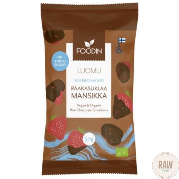 Foodin_Raakasuklaamansikka__sokeroimaton__luomu__50g