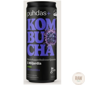 Puhdas__Kombucha_Villi_mustikka_330_ml