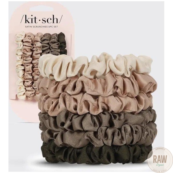 KITSCH_Ultra_Petite_Satin_Scrunchies_6pc___Eucalyptus