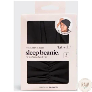 Kitsch_Sleep_Beanie_with_Satin_Lining___Black__satiiniunimyssy_hiuksille