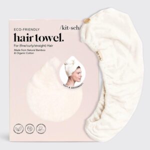 KITSCH___Nopeasti_kuivuva_hiuspyyhe___Ivory