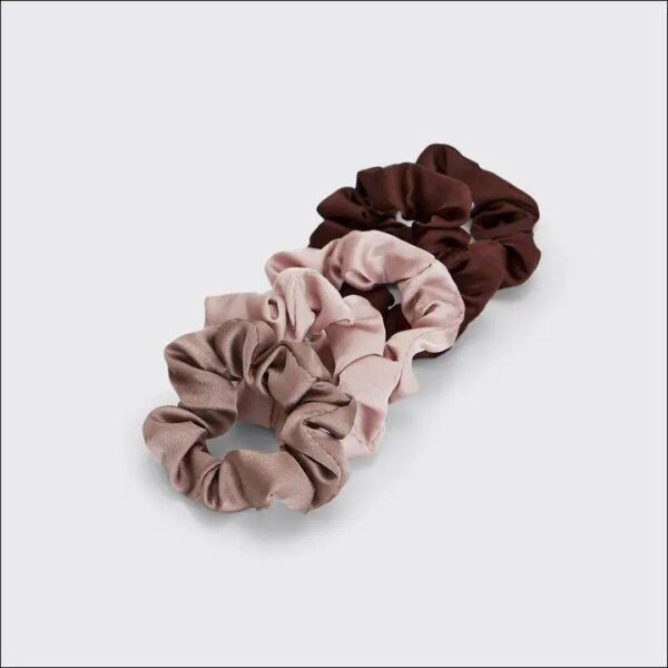 KITSCH_Satin_Sleep_Scrunchies_5kpl___ruskea_beige
