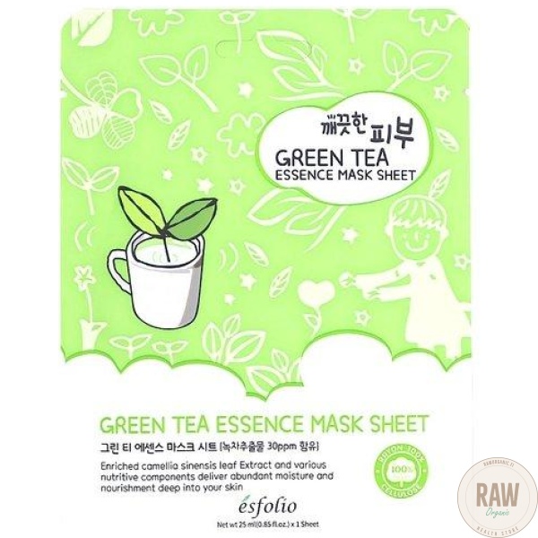 Esfolio_Green_Tea_Essence_Mask_Sheet