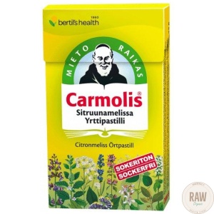 Carmolis_sitruunamelissa_yrttipastilli_45g