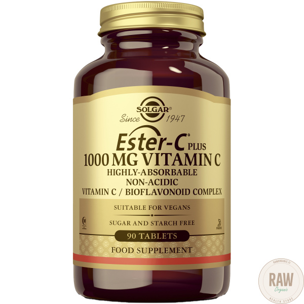 Solgar Ester-C plus 1000mg vitamin C 90 tabl – kuva 2