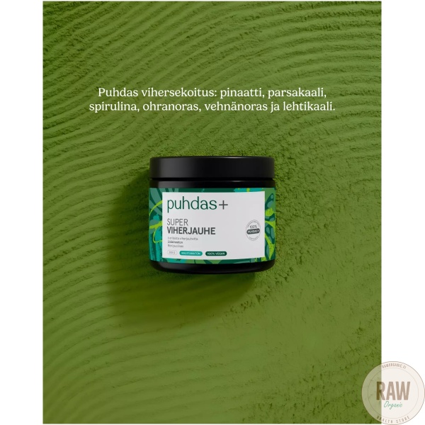 Puhdas+ Super Viherjauhe 200g – kuva 3