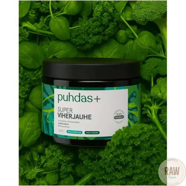 Puhdas+ Super Viherjauhe 200g – kuva 7