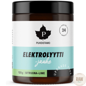 Puhdistamo elektrolyyttijauhe, sitruuna-lime, 120 g