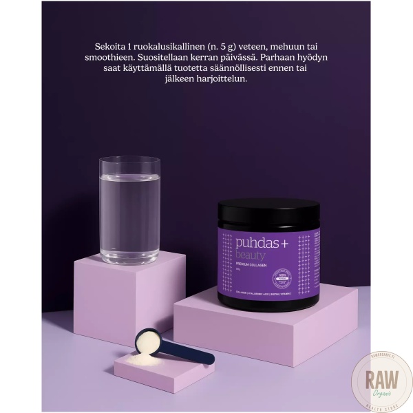 Puhdas+ Premium Collagen 250g – kuva 5