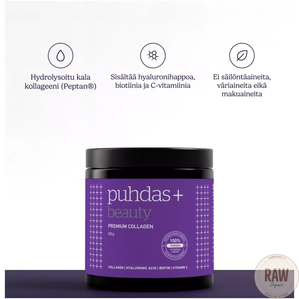 Puhdas+ Premium Collagen 250g – kuva 2