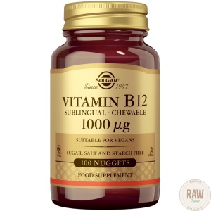 Solgar Vitamin B12, 1000ug, 100 imeskely tabl.