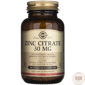 Solgar Zinc citrate 30mg 100kaps