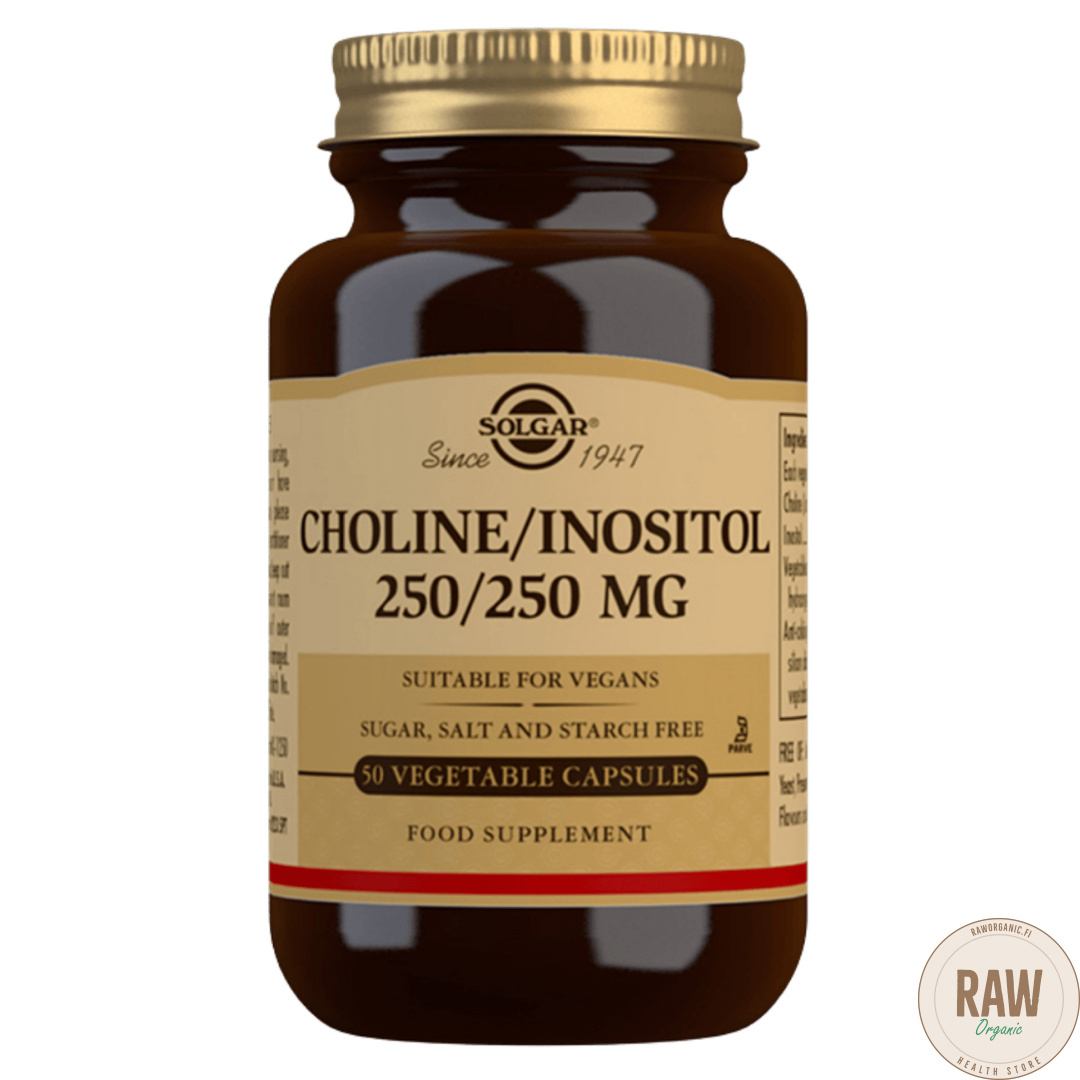 Solgar Koliiini/Inositoli 250/250 mg 50 kaps.