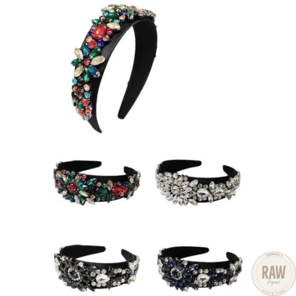 Multi_Crystal_Flower_Decor_Satin_Headband