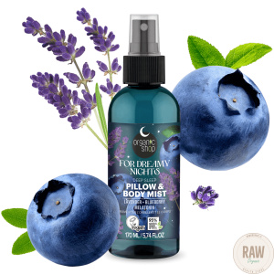 Organic Shop Lavender+ blueberry melatonin Night Pillow & Body Mist, 170ml