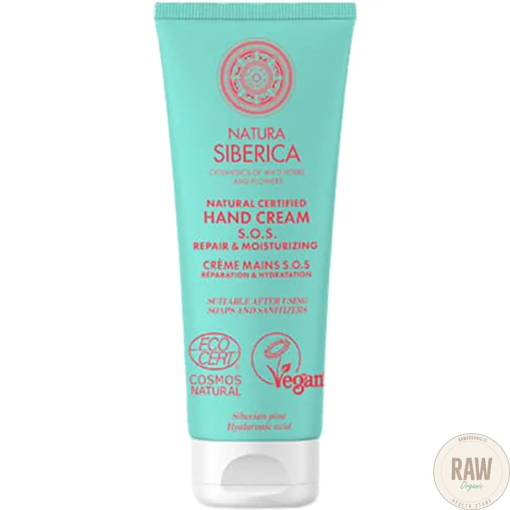 Natura Siberica hand cream – S.O.S. Repair & Moisturizing, Blue