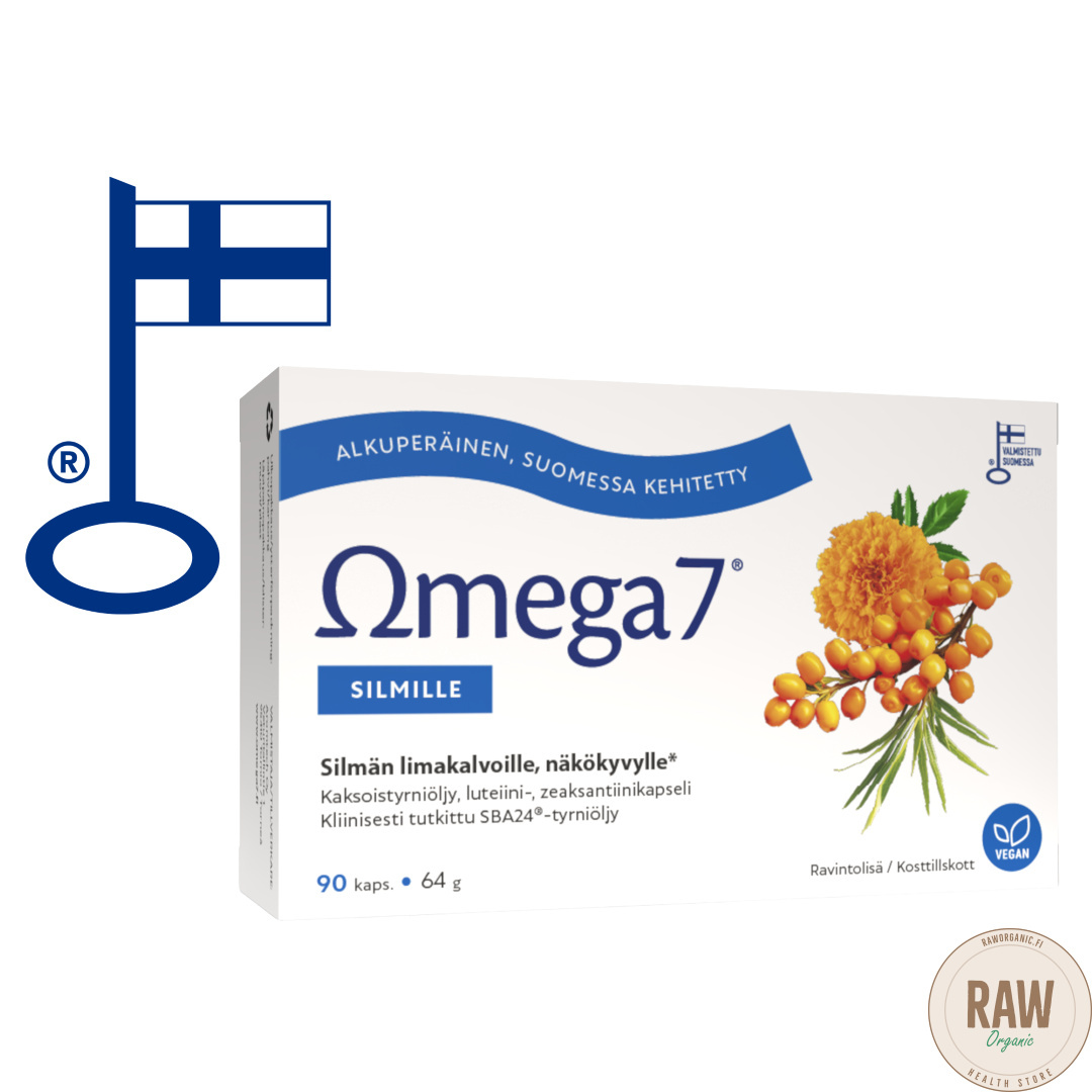 Omega7_silmille_90kaps_1080x Aromtech Omega7 SBA24® + luteiini silmille, 90 kaps