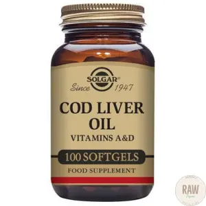 solgar cod liver oil 100 softgels