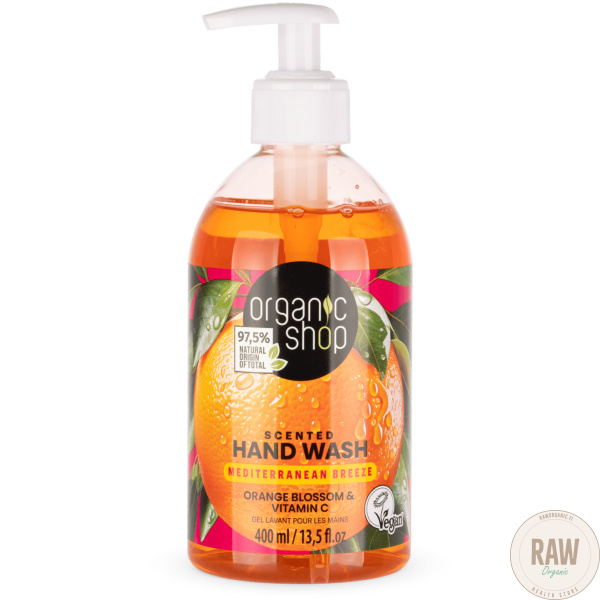 Organic shop SCENTED HAND WASH ORANGE BLOSSOM & VITAMIN C 400ml – kuva 2