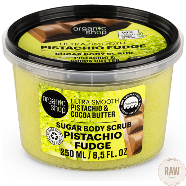 Organic Shop Ultra Smooth Pistachio Fudge Sugar Body Scrub, 250ml – kuva 6